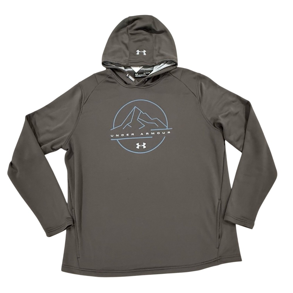 Under‎ Armour Curry Greatest Hoodie Gray Blue Graphic XL (MSRP $110)